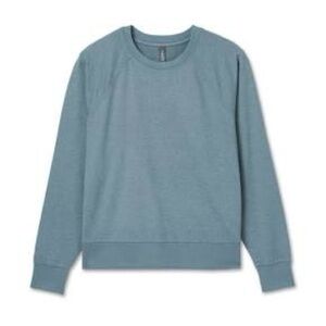 Vuori halo blue crew neck small